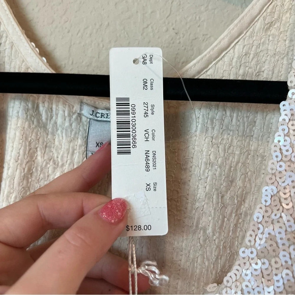 J. Crew sequin Tank Top - Picture 2 of 4